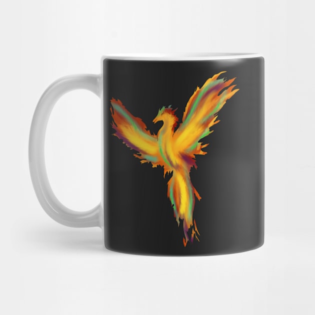 Abstract Phoenix by xaxuokxenx